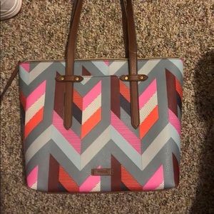 Fossil purse/laptop bag/ diaper bag